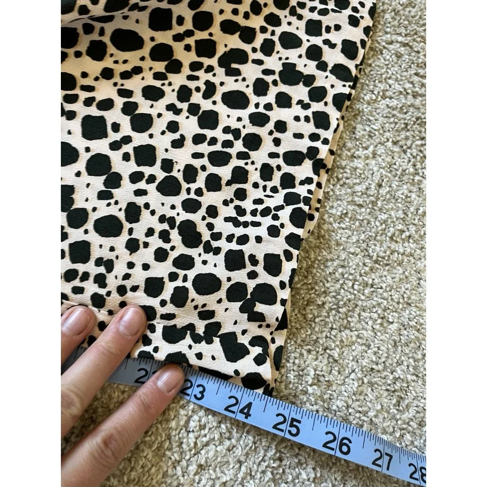 Women's sanctuary Crop Wide Leg Cheetah Leopard Animal Print Pull On Pants Large - Picture 7 of 8